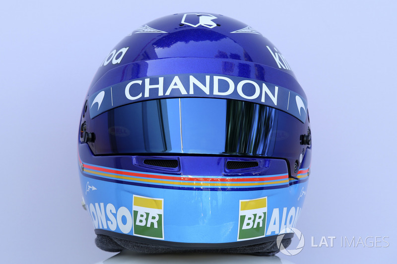 Casco de Fernando Alonso, McLaren