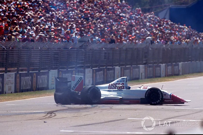 Eddie Cheever,Arrows A11 kaza