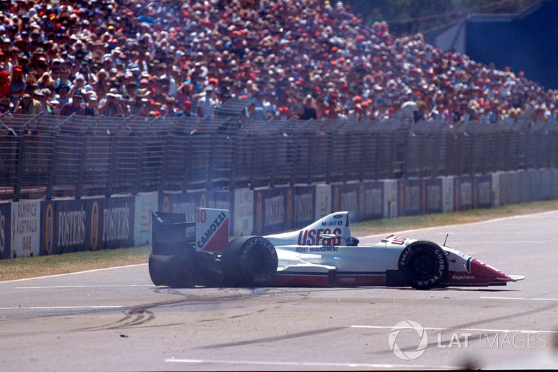 Eddie Cheever,Arrows A11 kaza