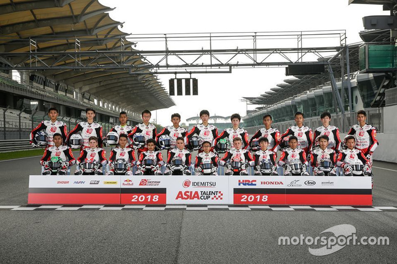 Foto Grup Pembalap Asia Talent Cup 2018