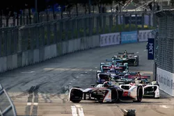 Edoardo Mortara, Venturi Formula E, leads the race