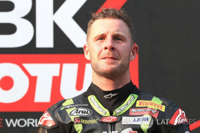 Podium: Race winner Jonathan Rea, Kawasaki Racing