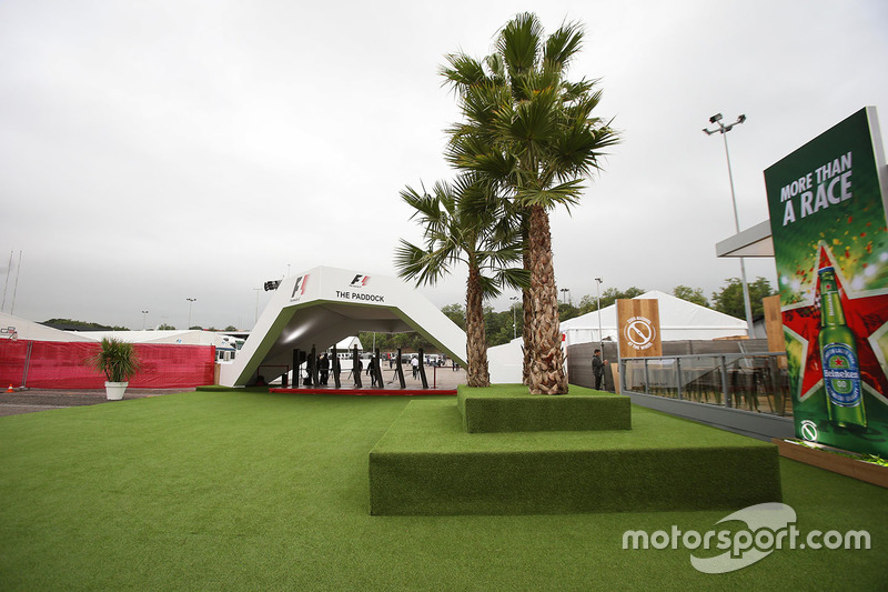 Paddock entrance