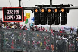 Red ligts and session suspended message