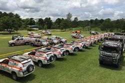 Vehículos de la organización de carrera