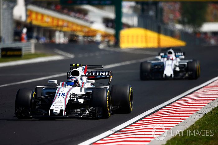 Lance Stroll, Williams FW40, Paul di Resta, Williams FW40