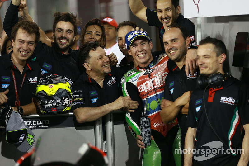 Aprilia grimpe les échelons