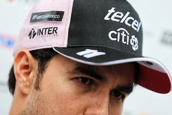 Sergio Perez, Sahara Force India F1 with a message for Mexico earthquake victims