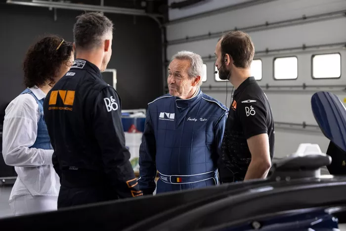 Jacky Ickx, Genesis Magma Racing, Anouck Abadie, Genesis Magma Racing, Andre Lotterer, Genesis Magma Racing