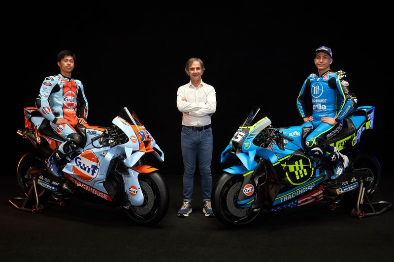 Raul Fernandez, Trackhouse Racing, Ai Ogura, Trackhouse Racing, Davide Brivio, Trackhouse Team Principal
