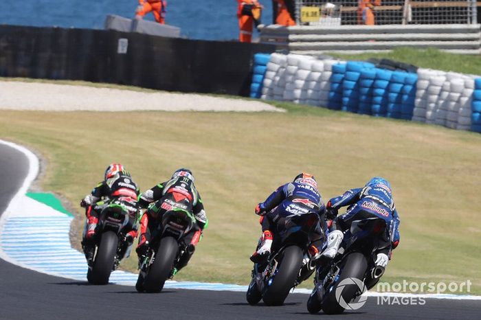Jonathan Rea, Kawasaki Racing, Leon Haslam, Kawasaki Racing, Michael van der Mark, Pata Yamaha, Marco Melandri, GRT Yamaha WorldSBK