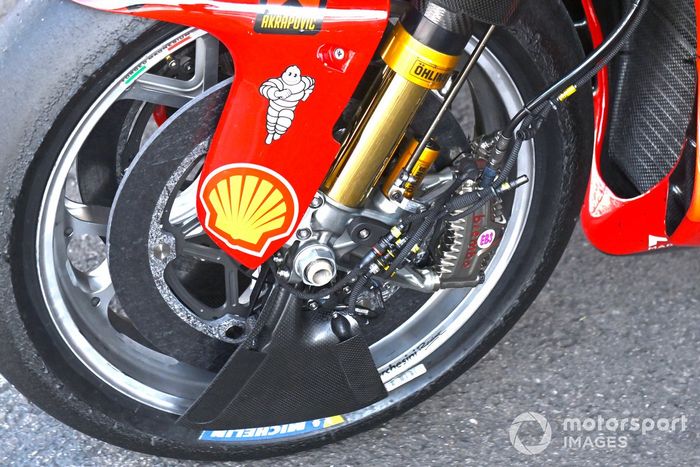 Detalle de la Motos Ducati