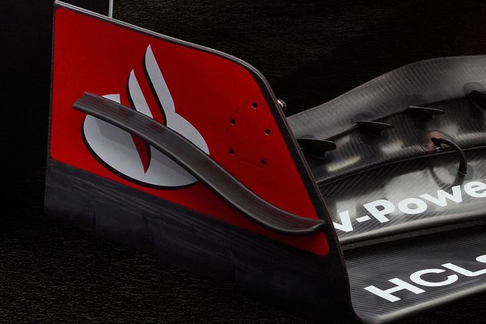 Ferrari SF-23. detalle alerón delantero