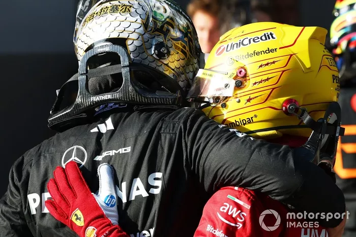 Lewis Hamilton, Ferrari, George Russell, Mercedes