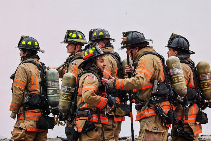 Incendio en la zona de garajes de Daytona