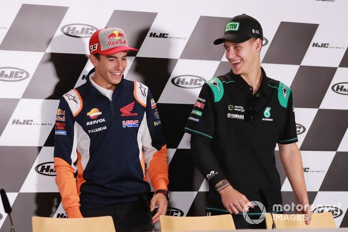 Marc Márquez, Repsol Honda Team, Fabio Quartararo, Petronas Yamaha SRT