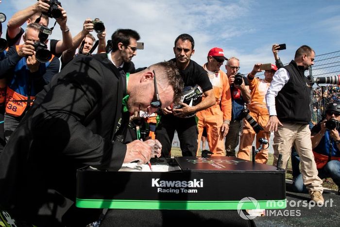 Jonathan Rea, Kawasaki Racing Team celebra su quinto título mundial