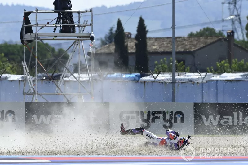 Johann Zarco, Pramac Racing crash