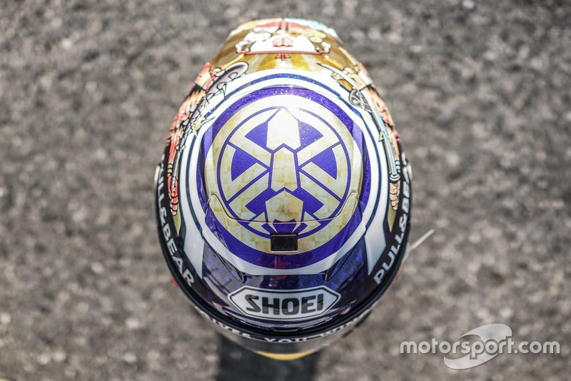 Casco con imagen especial de Marc Marquez, Repsol Honda Team