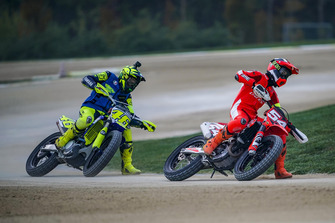 Valentino Rossi in azione
