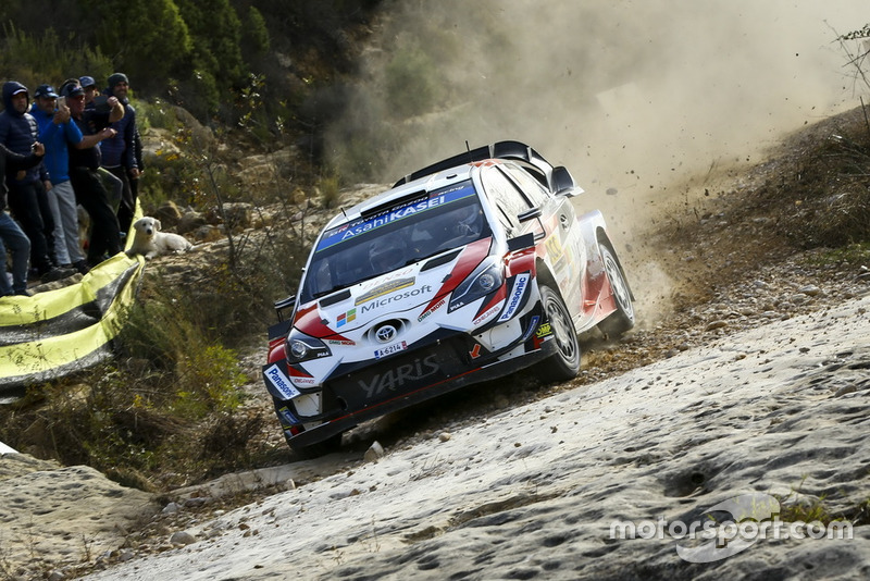 Отт Тянак и Мартин Ярвеоя, Toyota Yaris WRC