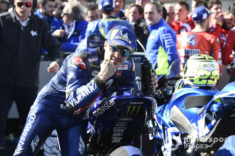 Il vincitore della gara Maverick Viñales, Yamaha Factory Racing