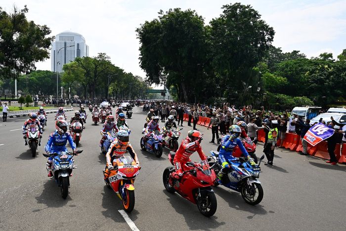 Parada de MotoGP en Jakarta