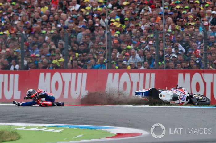 Scott Redding, Pramac Racing, choque