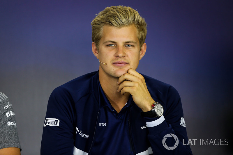Marcus Ericsson, Sauber in the Press Conference