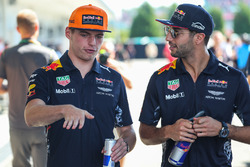 Max Verstappen, Red Bull Racing et Daniel Ricciardo, Red Bull Racing