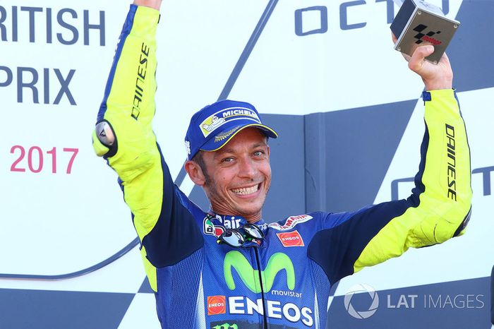 Podium: tercero, Valentino Rossi, Yamaha Factory Racing