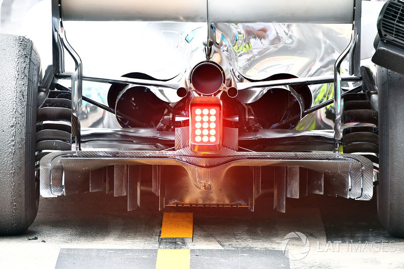 Mercedes-AMG F1 W09 arka ve difüzör