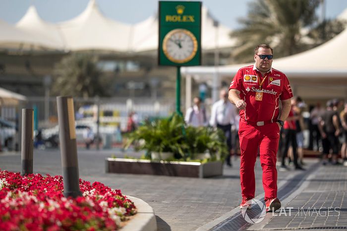 Dave Greenwood, Ferrari Race Engineer