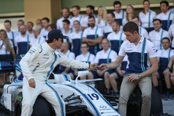Felipe Massa, Williams and Paul di Resta, Williams at the Williams team photo