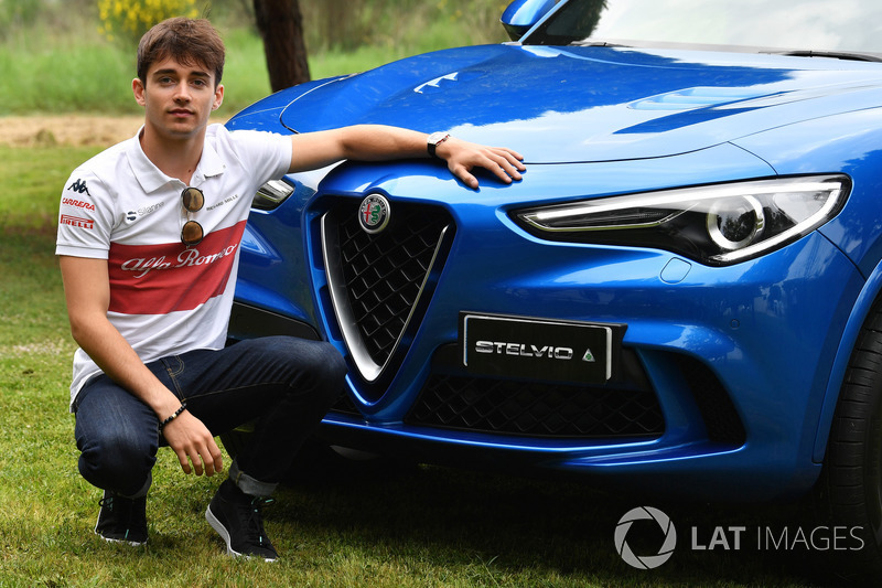 Charles Leclerc, Sauber con una Alfa Romeo Stelvio