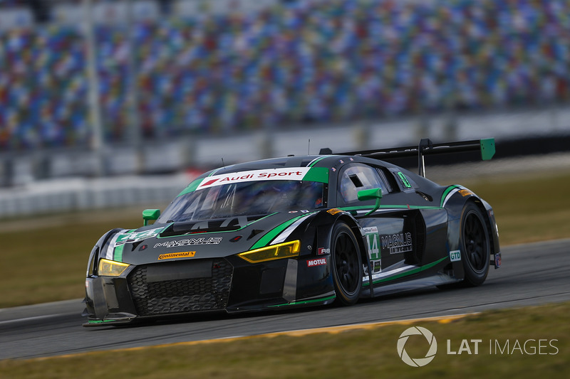 #44 Magnus Racing Audi R8 LMS GT3, GTD: John Potter, Andy Lally, Andrew Davis, Markus Winkelhock