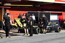 The car of Carlos Sainz Jr., Renault Sport F1 Team R.S. 18