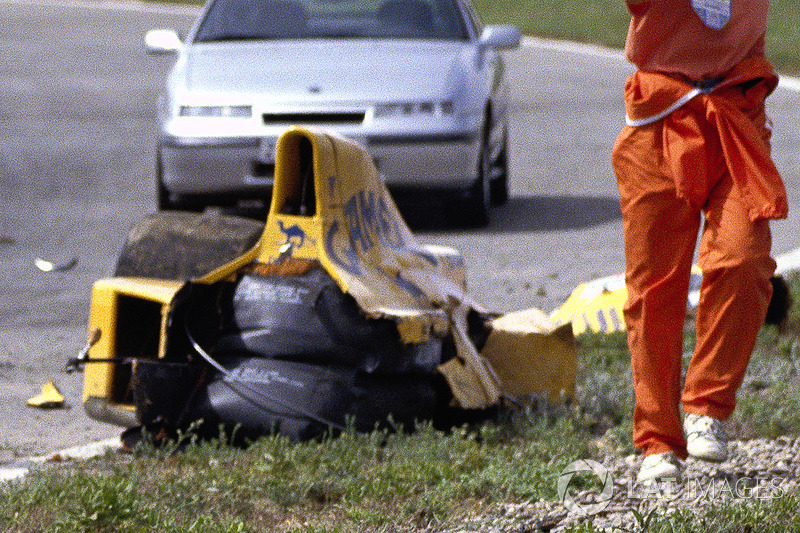 Unfallauto von Martin Donnelly, Team Lotus