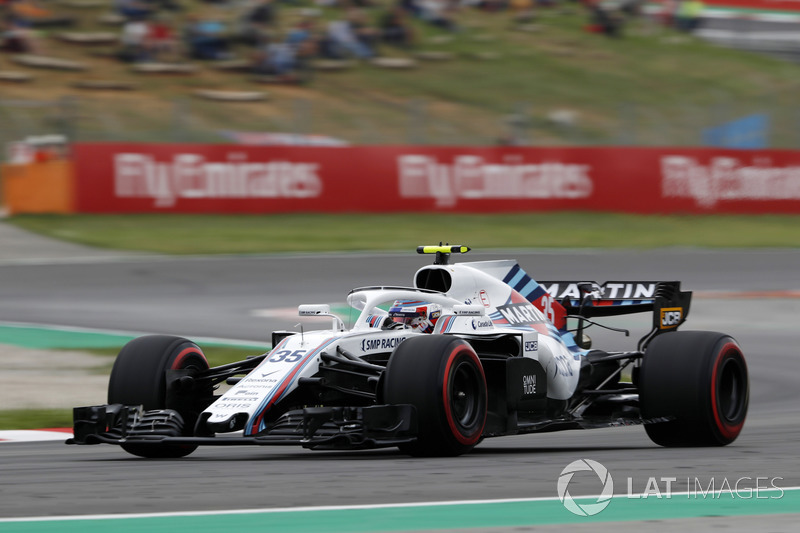 19: Sergey Sirotkin, Williams FW41, 1'19.695 (incluida sanción de tres posiciones)