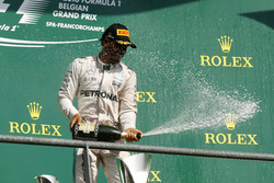 Podium: Lewis Hamilton, Mercedes AMG F1