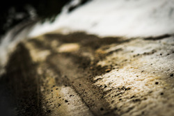 Streckenabschnitt der Rallye