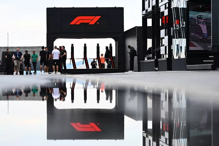 A general view of the Paddock