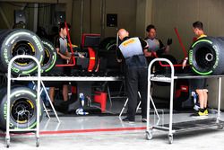 Área de preparación de neumáticos Pirelli