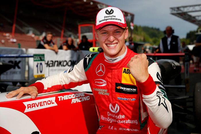 El ganador Mick Schumacher, PREMA Theodore Racing Dallara F317 – Mercedes-Benz