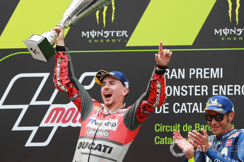 Podio: Jorge Lorenzo, Ducati Team