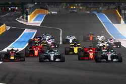Lewis Hamilton, Mercedes AMG F1 W09, Valtteri Bottas, Mercedes AMG F1 W09, Sebastian Vettel, Ferrari SF71H, Max Verstappen, Red Bull Racing RB14