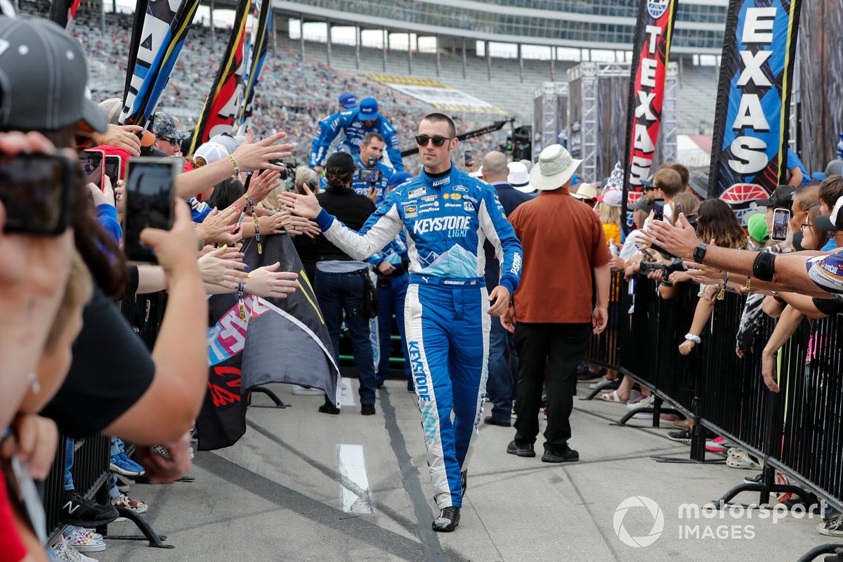 Cindric is used to encountering fans trackside at NASCAR events