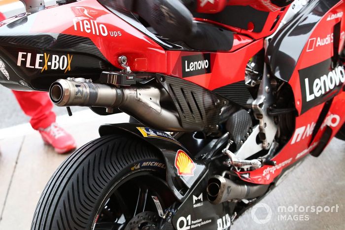 Detalle de la Ducati