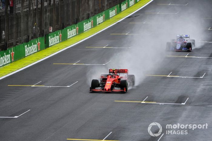 Charles Leclerc, Ferrari SF90, Pierre Gasly, Toro Rosso STR14