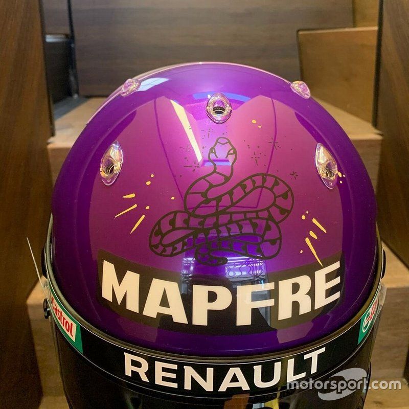 Casco de Daniel Ricciardo